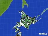 2022年11月26日の北海道地方のアメダス(気温)