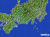 東海地方のアメダス実況(風向・風速)(2022年11月26日)