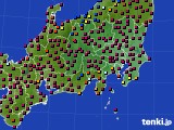 関東・甲信地方のアメダス実況(日照時間)(2022年11月27日)