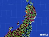 東北地方のアメダス実況(日照時間)(2022年11月28日)