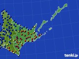道東のアメダス実況(日照時間)(2022年11月28日)