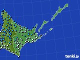 2022年11月28日の道東のアメダス(気温)