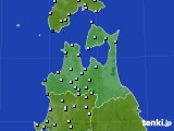 青森県のアメダス実況(降水量)(2022年11月29日)