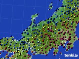 北陸地方のアメダス実況(日照時間)(2022年12月16日)