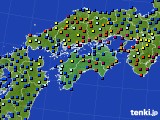2022年12月16日の四国地方のアメダス(日照時間)