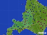 2022年12月16日の道央のアメダス(日照時間)