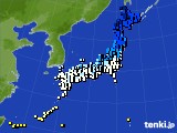 アメダス実況(気温)(2022年12月16日)