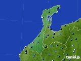 石川県のアメダス実況(気温)(2022年12月16日)