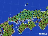 2022年12月20日の中国地方のアメダス(日照時間)