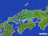 中国地方のアメダス実況(降水量)(2022年12月21日)
