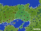 2022年12月22日の兵庫県のアメダス(日照時間)
