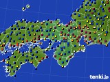 近畿地方のアメダス実況(日照時間)(2022年12月23日)