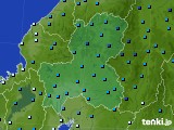 2022年12月24日の岐阜県のアメダス(気温)