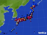 アメダス実況(日照時間)(2022年12月25日)