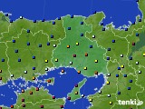 2022年12月25日の兵庫県のアメダス(日照時間)