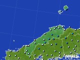 島根県のアメダス実況(気温)(2022年12月25日)