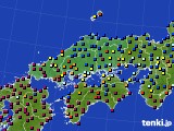 2022年12月26日の中国地方のアメダス(日照時間)