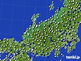 2022年12月26日の北陸地方のアメダス(風向・風速)