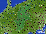 長野県のアメダス実況(日照時間)(2022年12月27日)