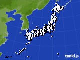 アメダス実況(風向・風速)(2022年12月28日)