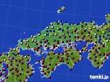2022年12月29日の中国地方のアメダス(日照時間)
