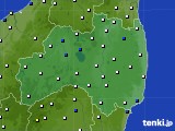 2022年12月29日の福島県のアメダス(風向・風速)