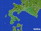 2022年12月29日の道南のアメダス(風向・風速)