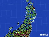東北地方のアメダス実況(日照時間)(2022年12月30日)