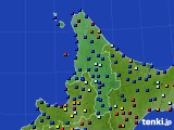 2022年12月30日の道北のアメダス(日照時間)