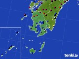 2022年12月30日の鹿児島県のアメダス(日照時間)