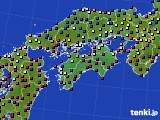 2022年12月31日の四国地方のアメダス(日照時間)