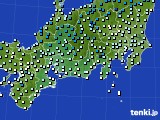 東海地方のアメダス実況(気温)(2022年12月31日)