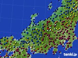 北陸地方のアメダス実況(日照時間)(2023年01月01日)