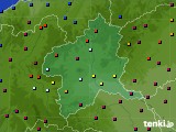 2023年01月01日の群馬県のアメダス(日照時間)