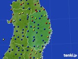 2023年01月01日の岩手県のアメダス(日照時間)