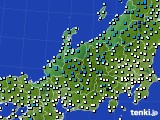 北陸地方のアメダス実況(気温)(2023年01月01日)