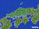 2023年01月01日の中国地方のアメダス(気温)