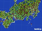 東海地方のアメダス実況(日照時間)(2023年01月02日)