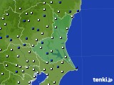 茨城県のアメダス実況(風向・風速)(2023年01月02日)