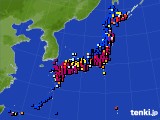 アメダス実況(日照時間)(2023年01月03日)