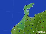 石川県のアメダス実況(日照時間)(2023年01月03日)