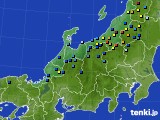 北陸地方のアメダス実況(積雪深)(2023年01月04日)