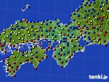 2023年01月04日の近畿地方のアメダス(日照時間)