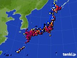 アメダス実況(日照時間)(2023年01月04日)