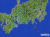 東海地方のアメダス実況(風向・風速)(2023年01月04日)