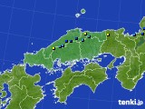 中国地方のアメダス実況(積雪深)(2023年01月05日)