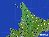 道北のアメダス実況(風向・風速)(2023年01月05日)