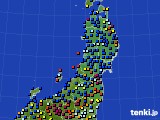 東北地方のアメダス実況(日照時間)(2023年01月06日)