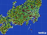 関東・甲信地方のアメダス実況(日照時間)(2023年01月06日)