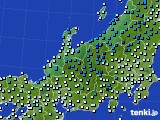 北陸地方のアメダス実況(気温)(2023年01月06日)